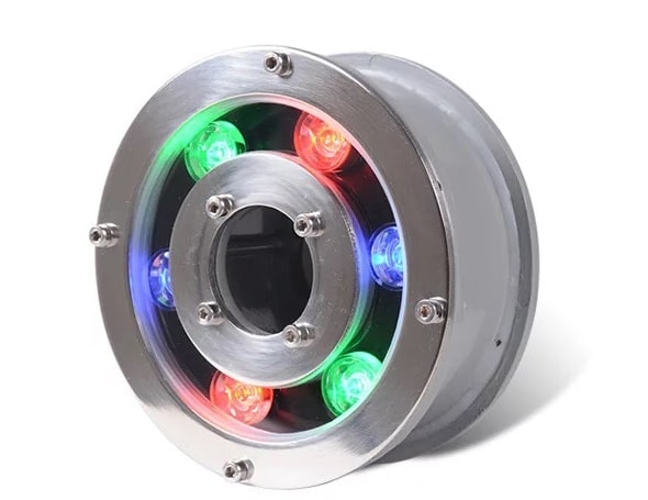 Đèn âm nước bánh xe 6W đổi màu RGB